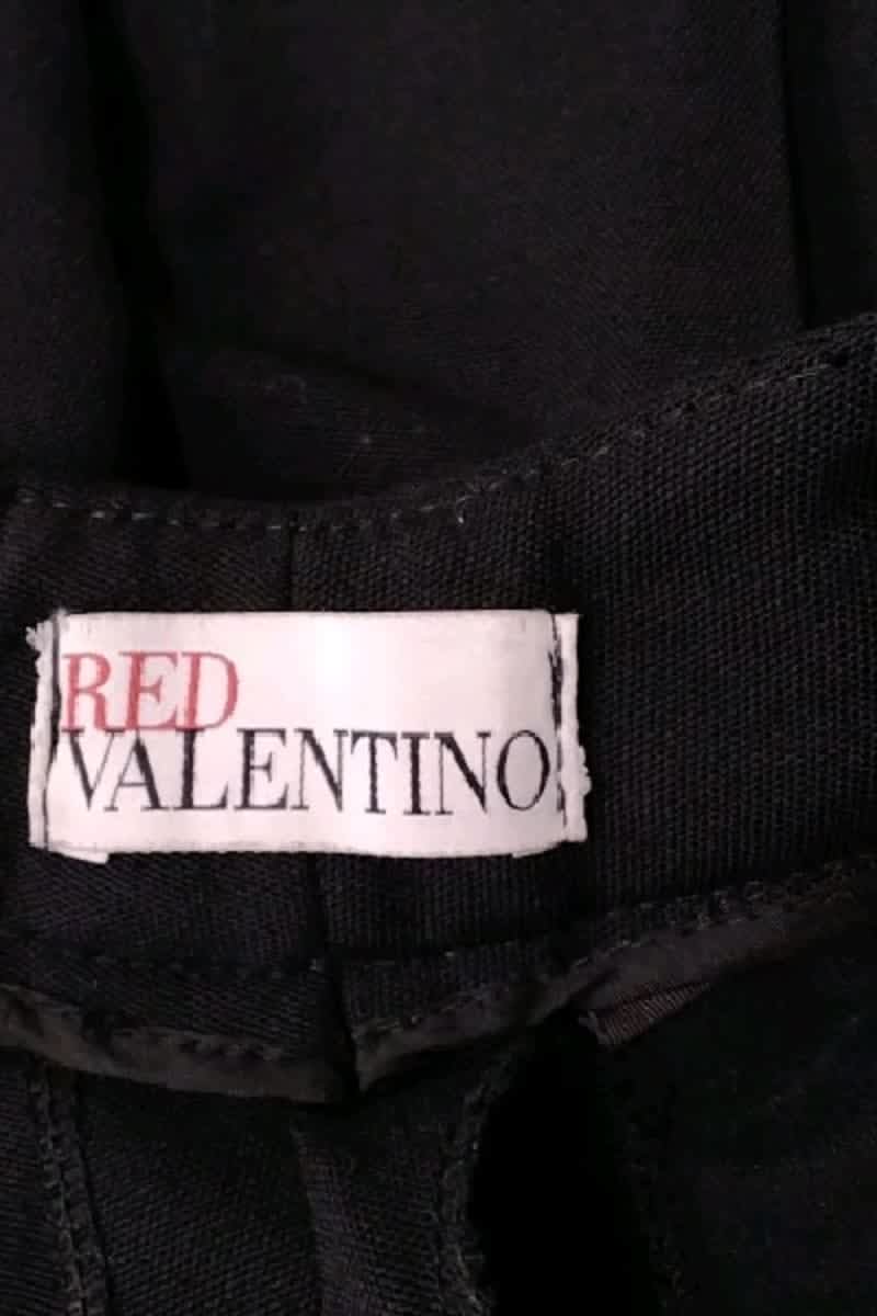 Pantalon slim Valentino Noir en Polyester