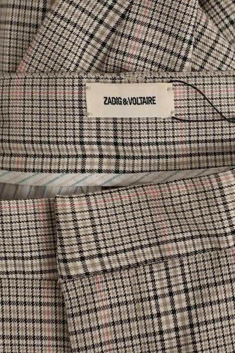 Pantalon slim Zadig & Voltaire Beige en Laine