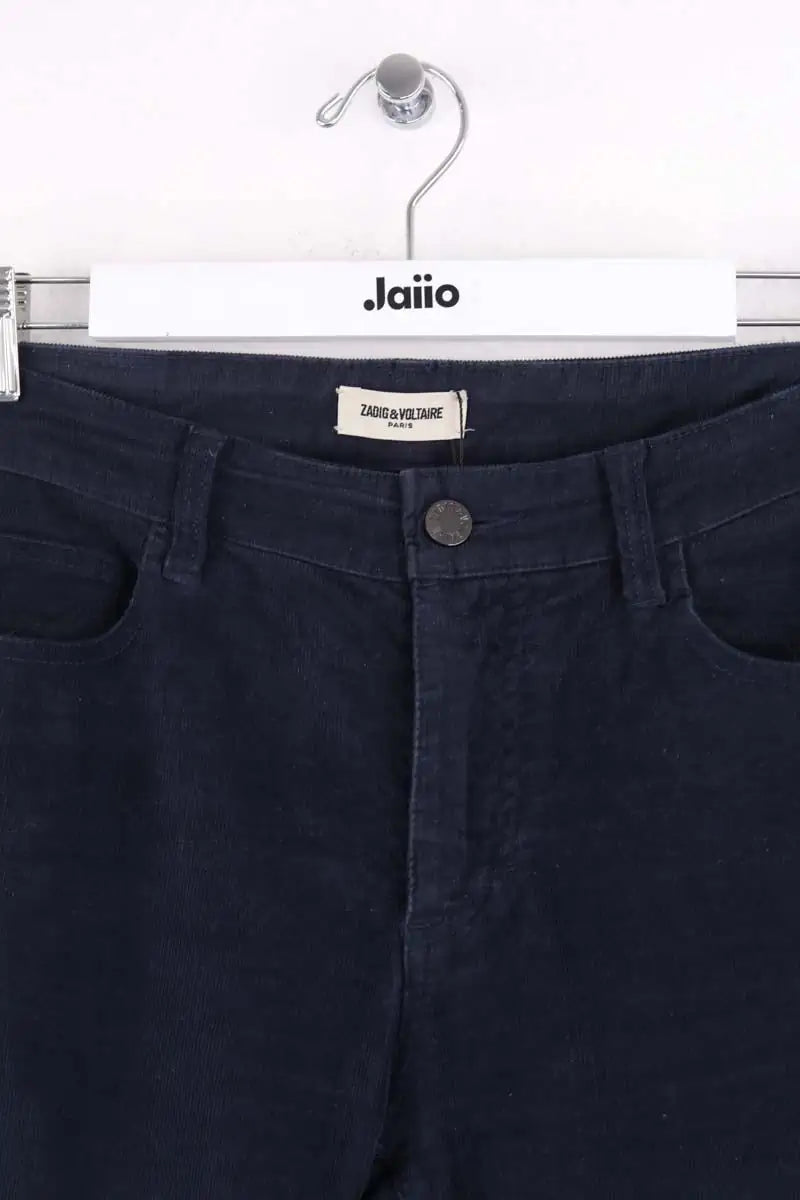 Pantalon slim Zadig & Voltaire Marine en Coton