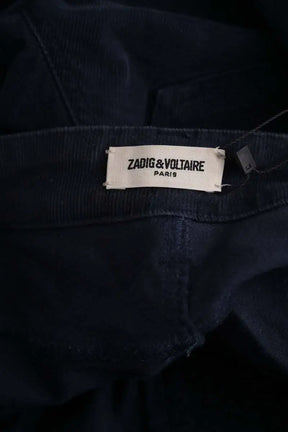 Pantalon slim Zadig & Voltaire Marine en Coton