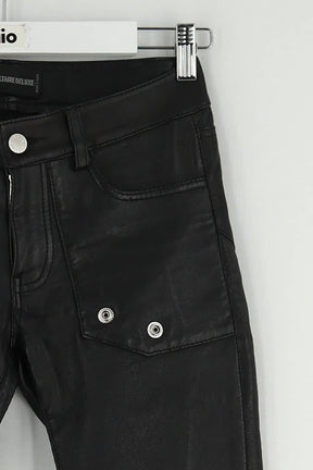 Pantalon slim Zadig & Voltaire Noir en Cuir