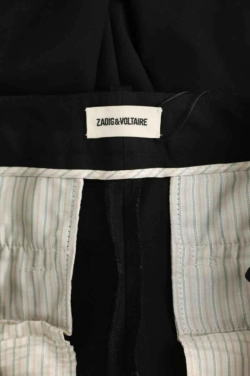 Pantalon slim Zadig & Voltaire Noir en Laine