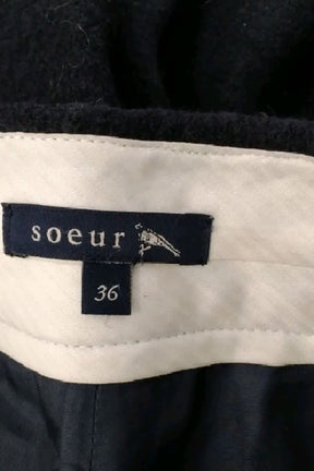 Pantalon Soeur Marine en Laine