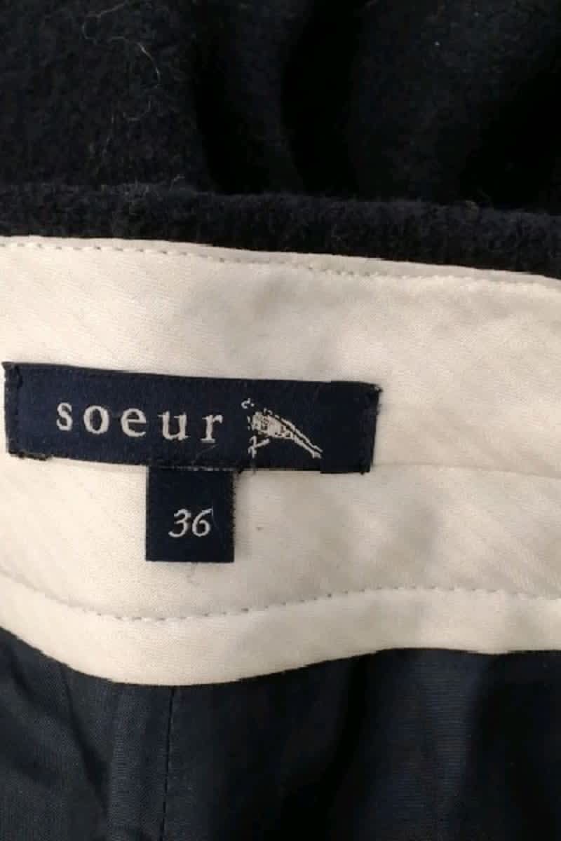 Pantalon Soeur Marine en Laine