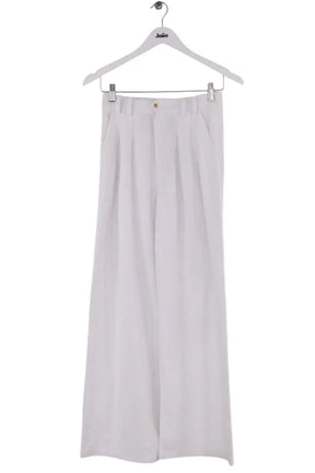 Pantalon Songe Lab Blanc en Lin, taille XS - Seconde Main