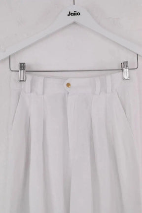 Pantalon Songe Lab Blanc en Lin