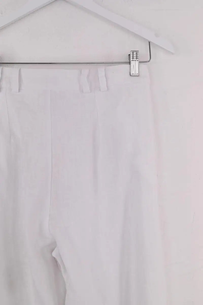 Pantalon Songe Lab Blanc en Lin