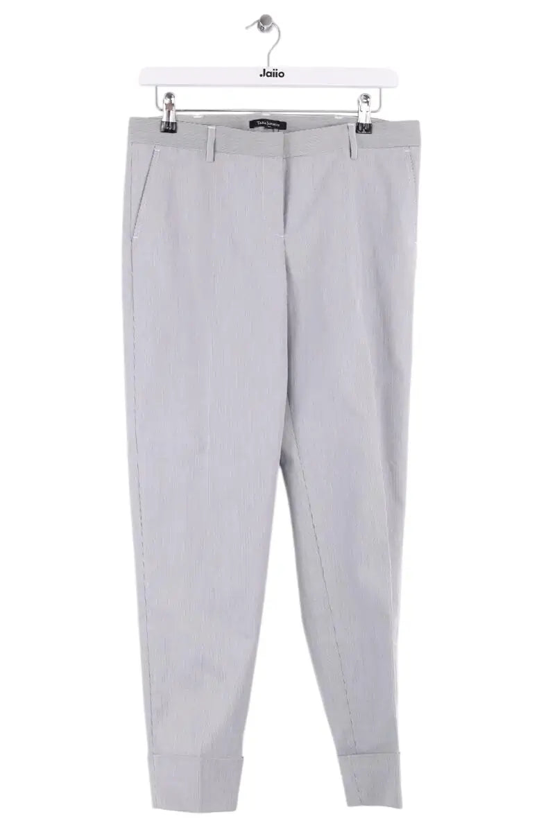 Pantalon Tara Jarmon Bleu en Coton, taille L - Seconde Main