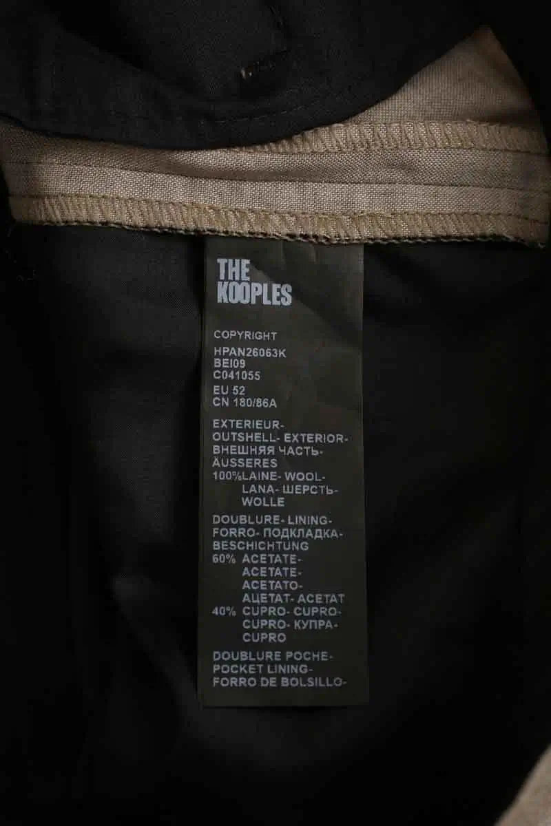 Pantalon The Kooples Gris en Laine
