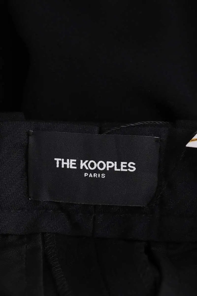 Pantalon The Kooples Noir en Synthétique