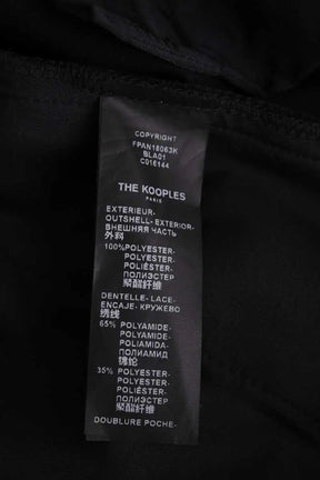 Pantalon The Kooples Noir en Synthétique