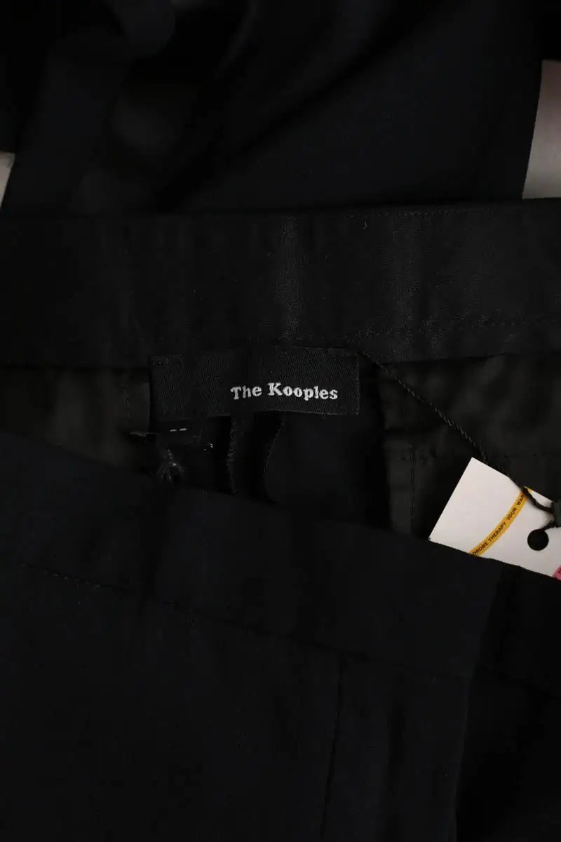 Pantalon The Kooples Noir en Viscose