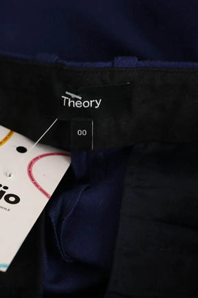 Pantalon Theory Bleu en Laine
