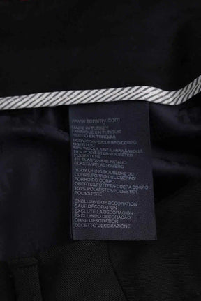 Pantalon Tommy Hilfiger Noir en Laine