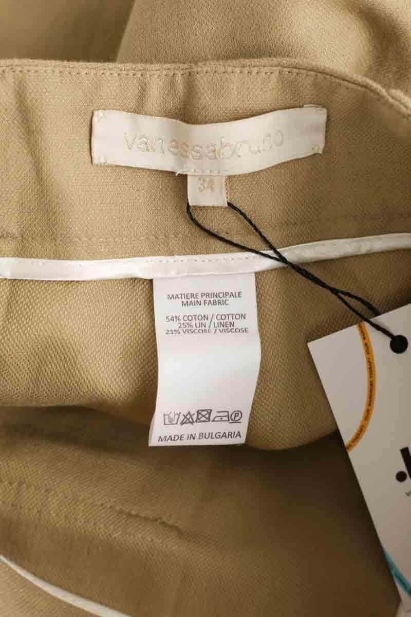 Pantalon Vanessa Bruno Camel en Coton