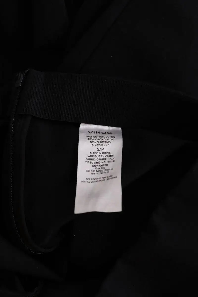 Pantalon Vince Noir en Coton