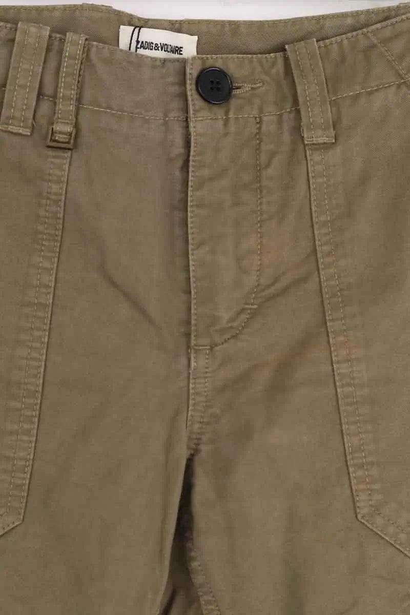 Pantalon Zadig & Voltaire Kaki en Coton