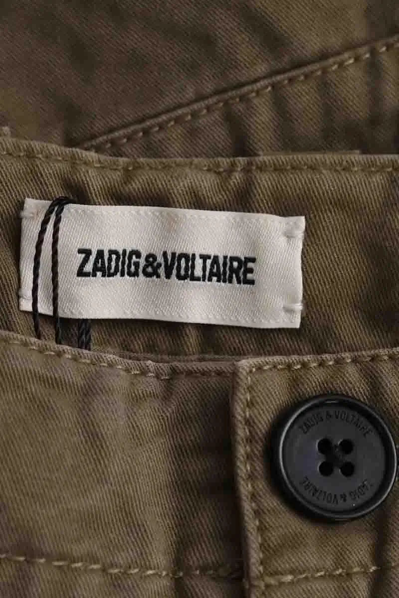 Pantalon Zadig & Voltaire Kaki en Coton