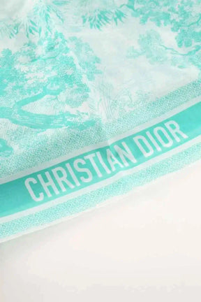 Paréo Dior Vert en Coton