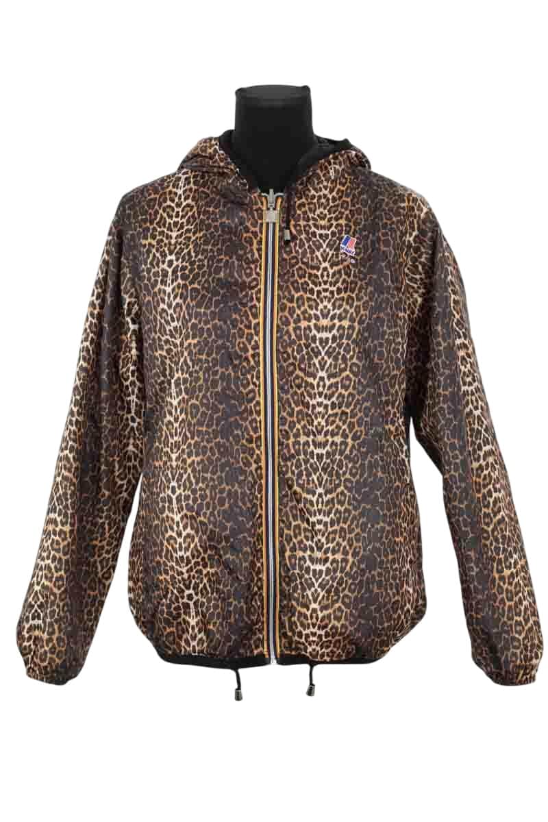 Parka de pluie réversible  K-Way Noir en Polyester, taille M - Seconde Main