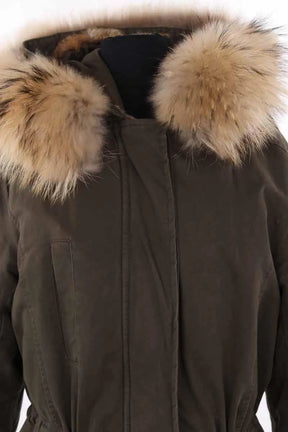 Parka Gerard Darel Kaki en Coton