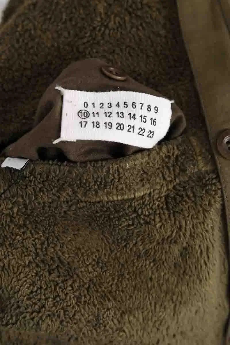 Parka Maison Martin Margiela Kaki en Coton