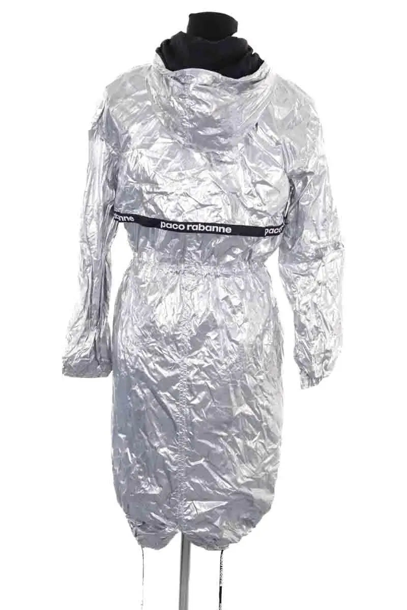 Parka Paco Rabanne Argent en Coton