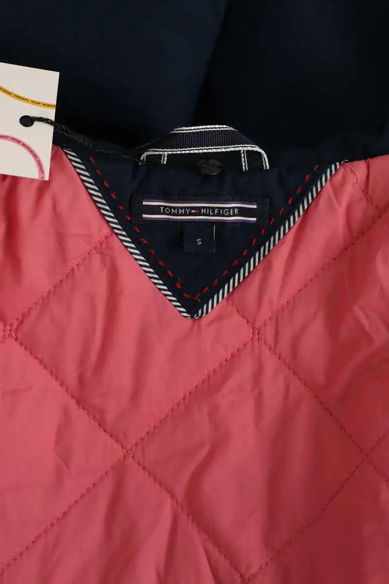 Parka Tommy Hilfiger Bleu en Synthétique