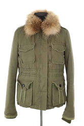 Parka Zadig & Voltaire Military jacket Kaki en Synthétique, taille L - Seconde Main