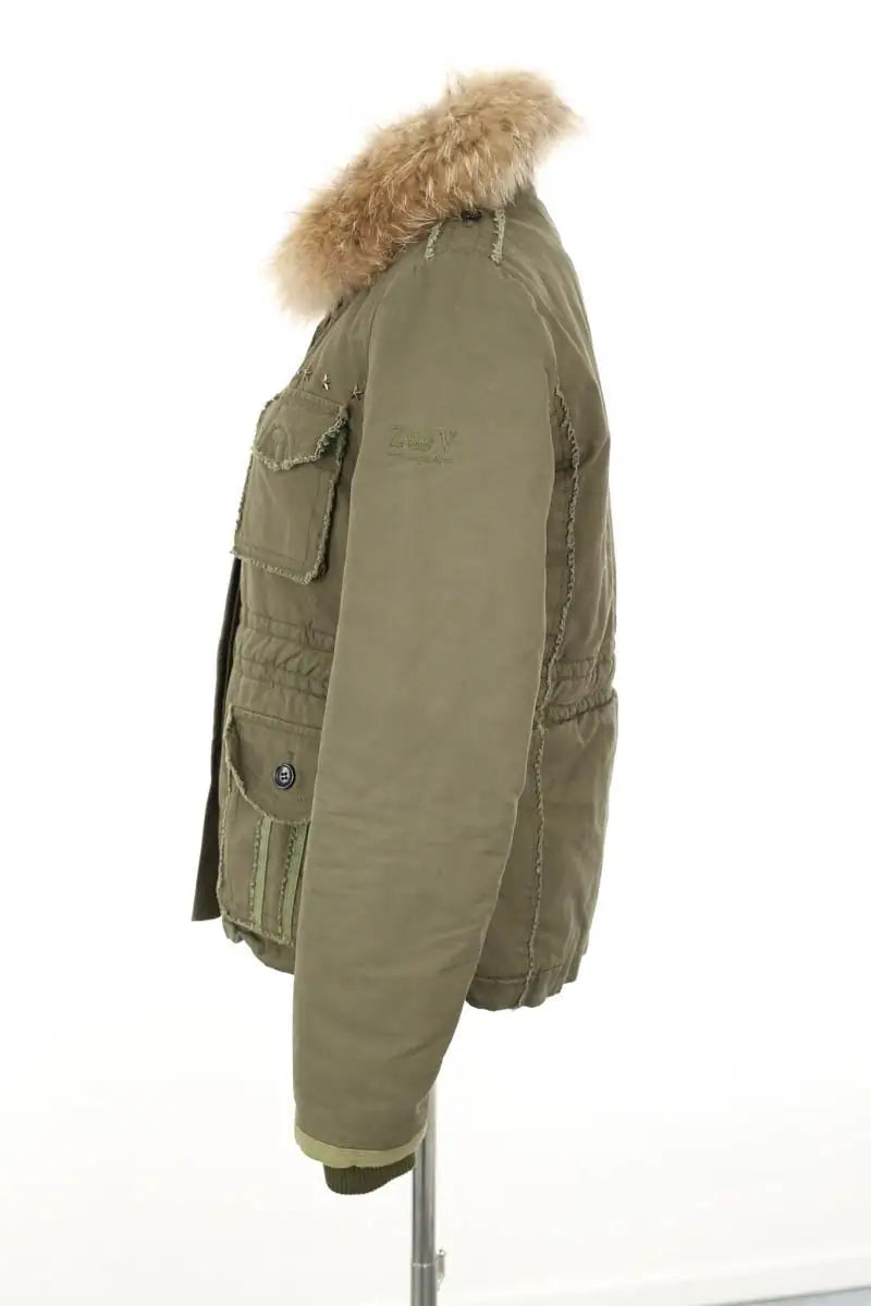 Parka Zadig & Voltaire Military jacket Kaki en Synthétique