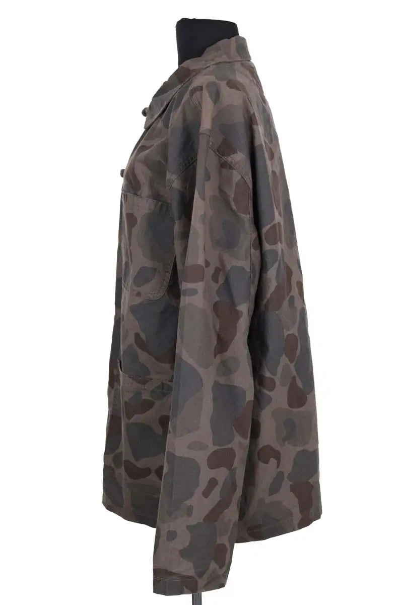 Veste BLEU Kaki en Coton