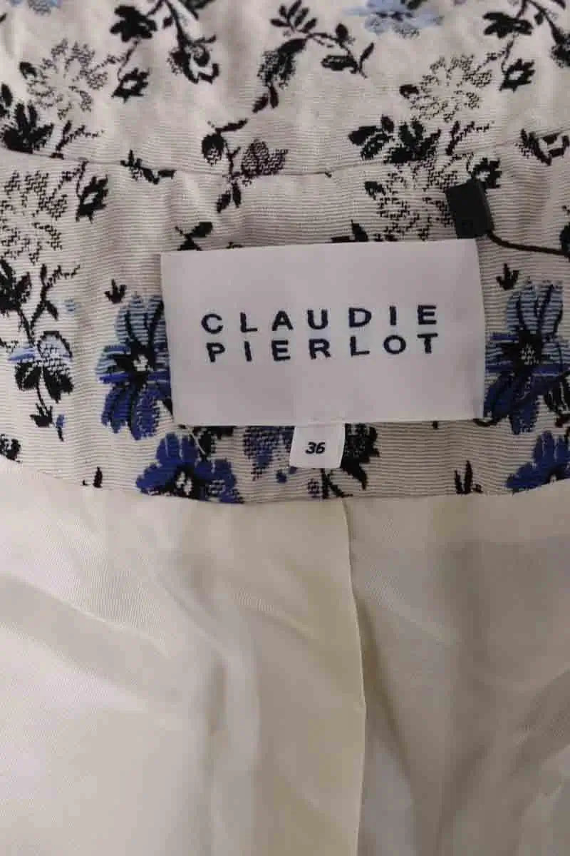 Peacoat Claudie Pierlot Blanc en Coton
