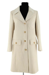 Peacoat Gucci Beige en Laine, taille M - Seconde Main