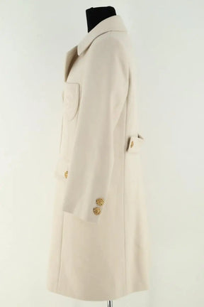 Peacoat Gucci Beige en Laine