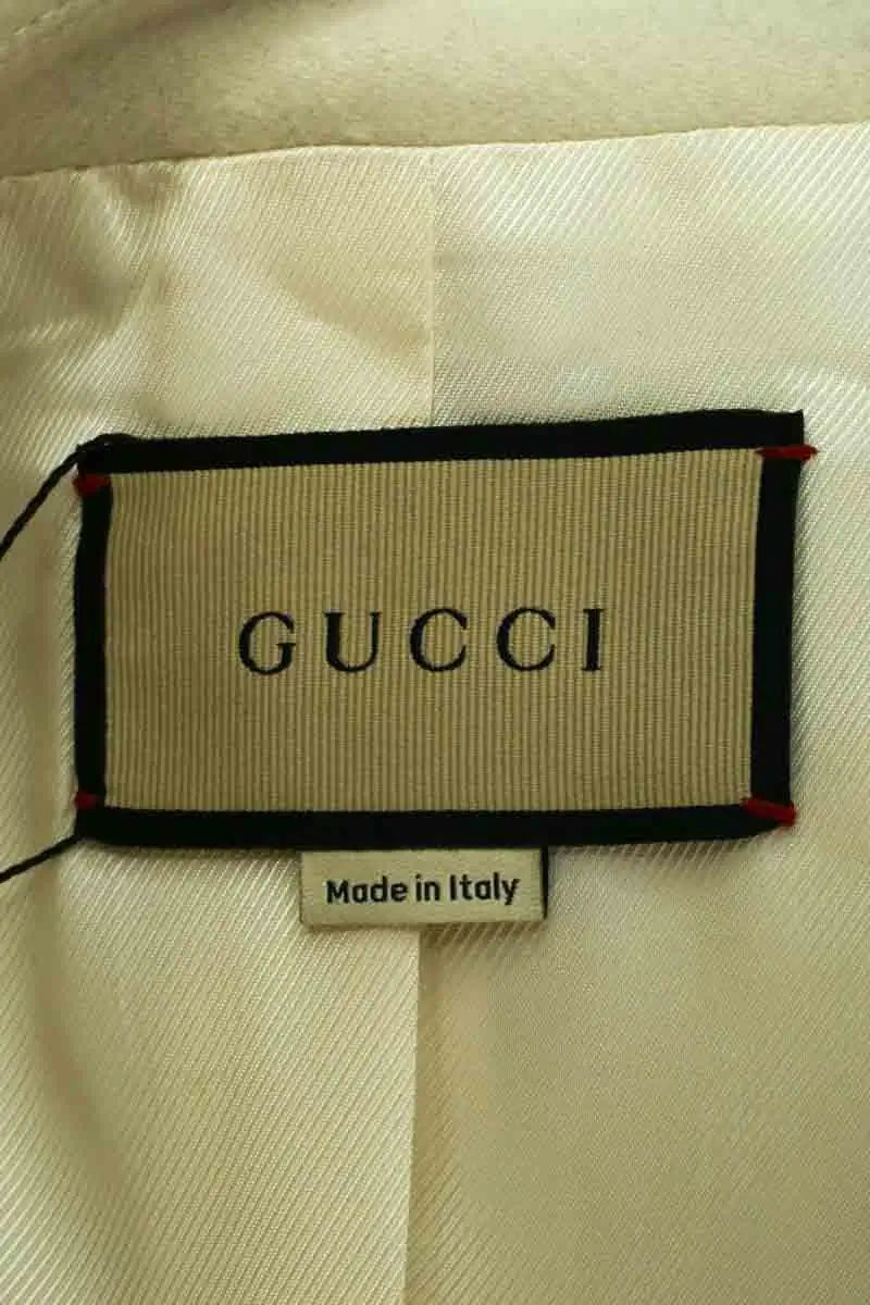 Peacoat Gucci Beige en Laine