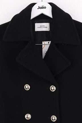 Peacoat Maison Sarah Lavoine Noir en Laine