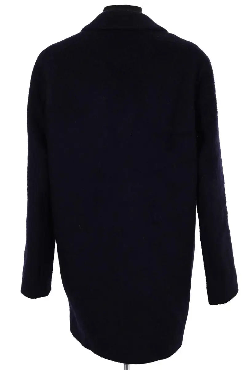 Peacoat Maje Marine en Laine