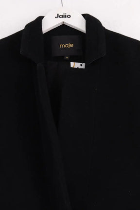 Peacoat Maje Noir en Laine