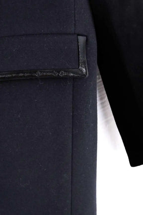 Peacoat Maje Noir en Laine