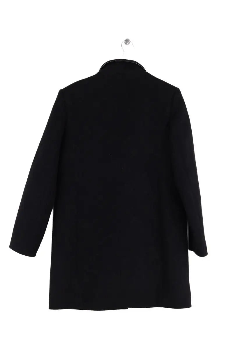 Peacoat Maje Noir en Laine