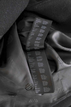 Peacoat Maje Noir en Laine