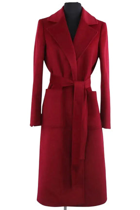 Peacoat Max & Co Bordeaux en Laine, taille S - Seconde Main