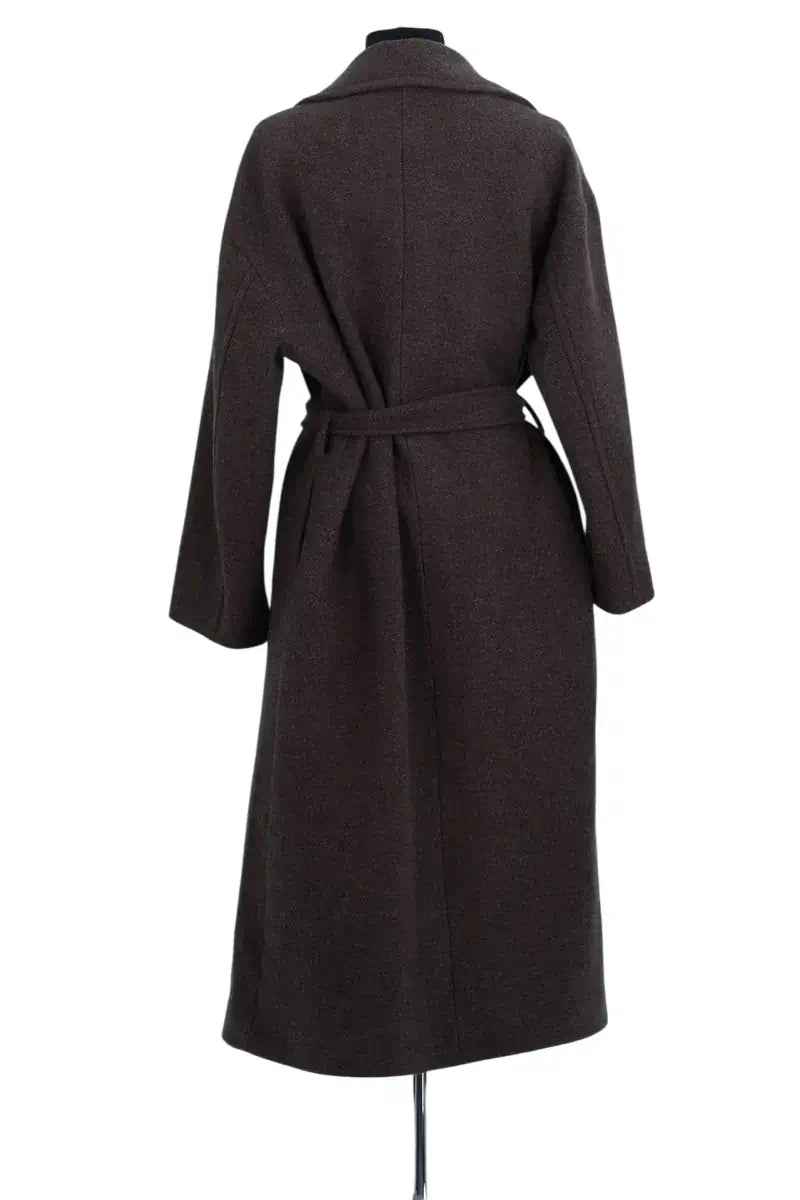 Peacoat Vanessa Bruno Marron en Laine, taille S - Seconde Main