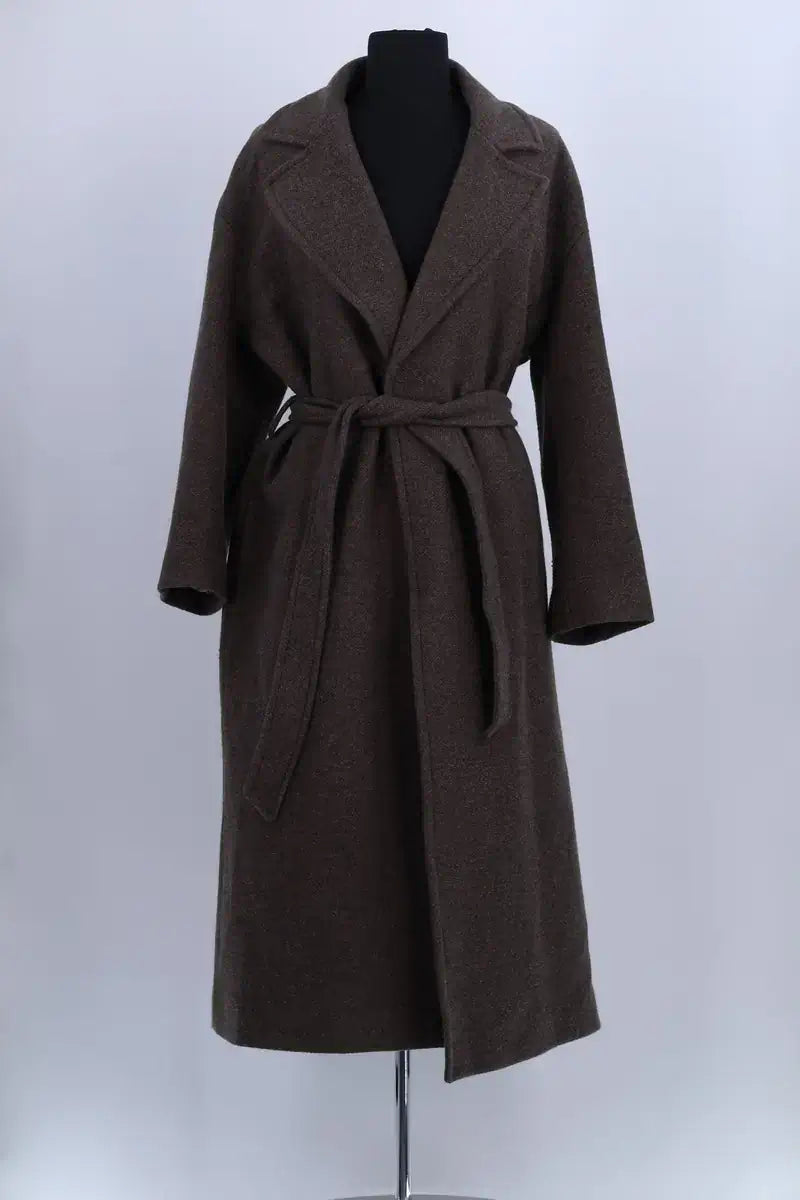 Peacoat Vanessa Bruno Marron en Laine