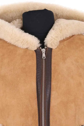 Peau Lainée  Ba&Sh Camel en Cuir