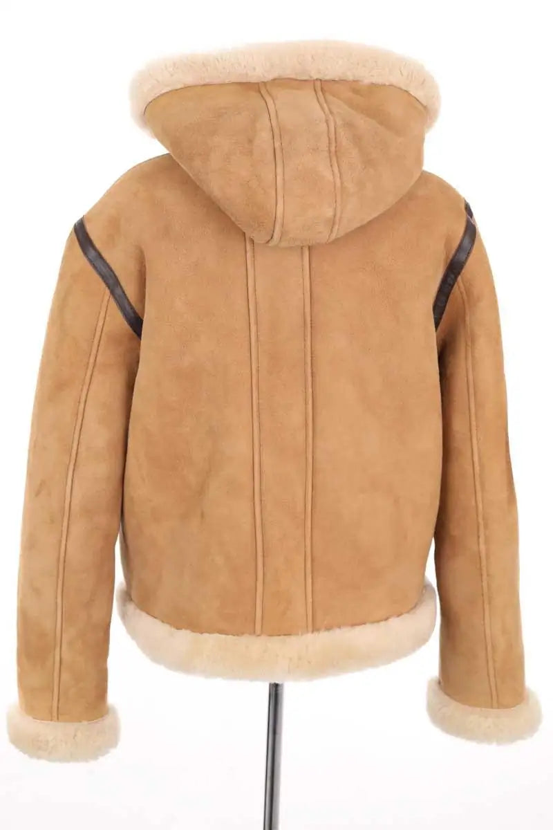 Peau Lainée  Ba&Sh Camel en Cuir