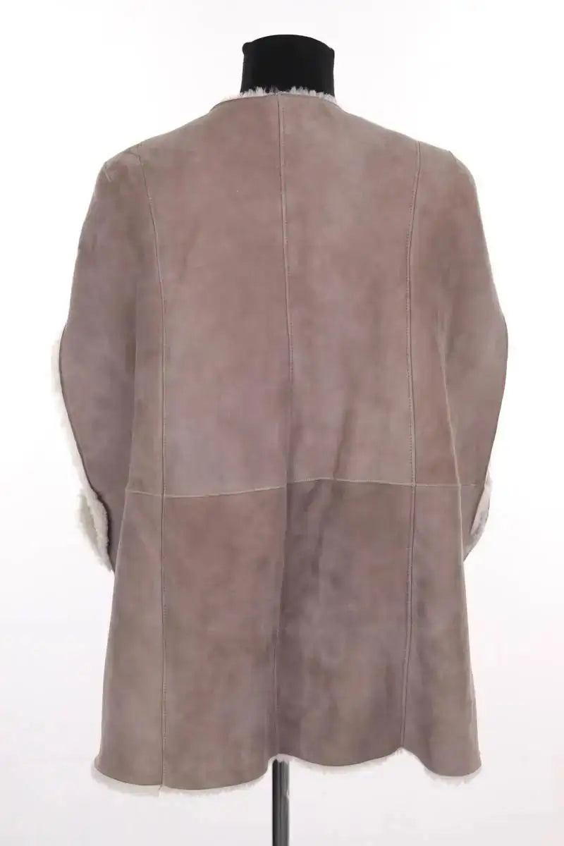 Peau Lainée Ba&Sh Gris en Cuir