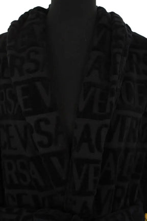 Peignoir Versace Noir en Coton