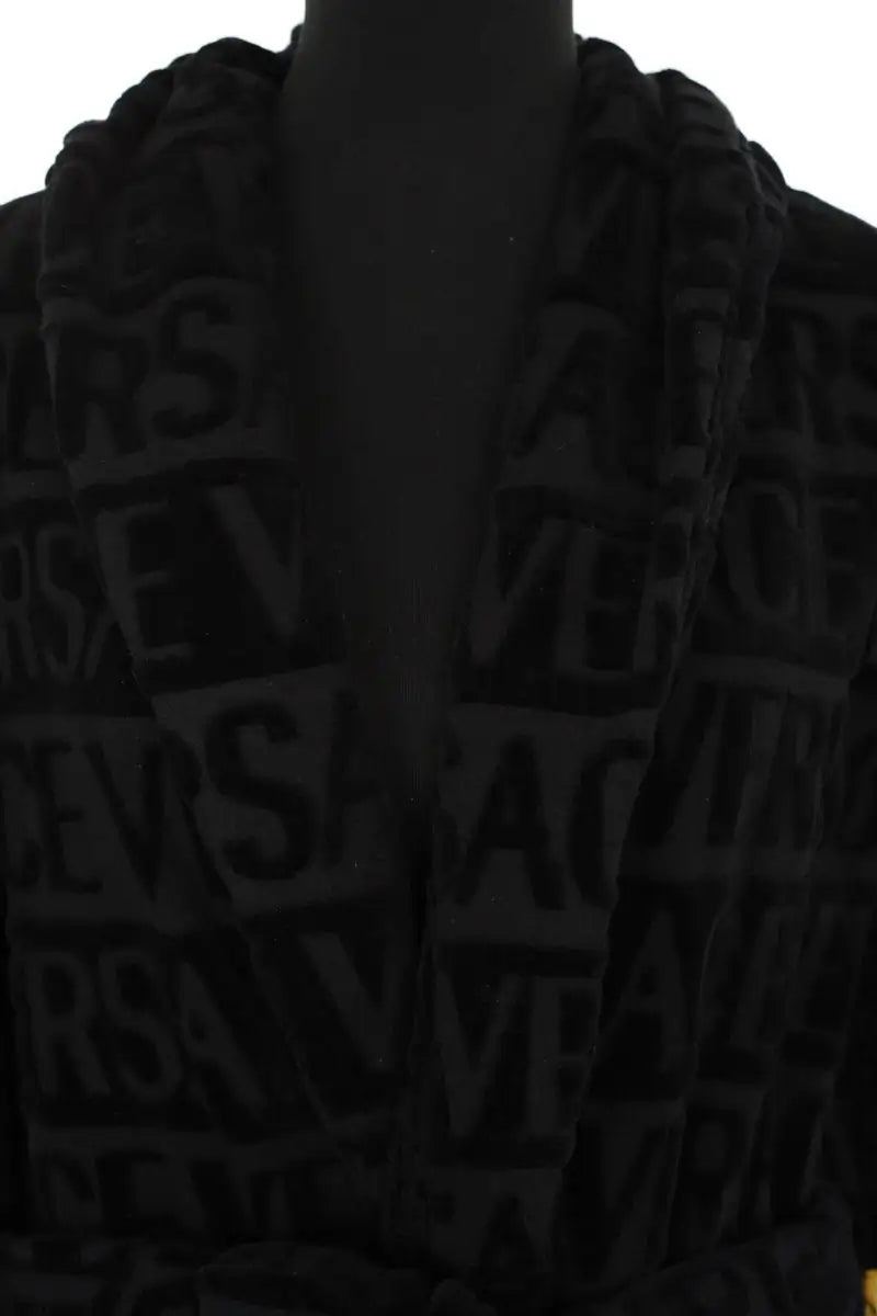 Peignoir Versace Noir en Coton