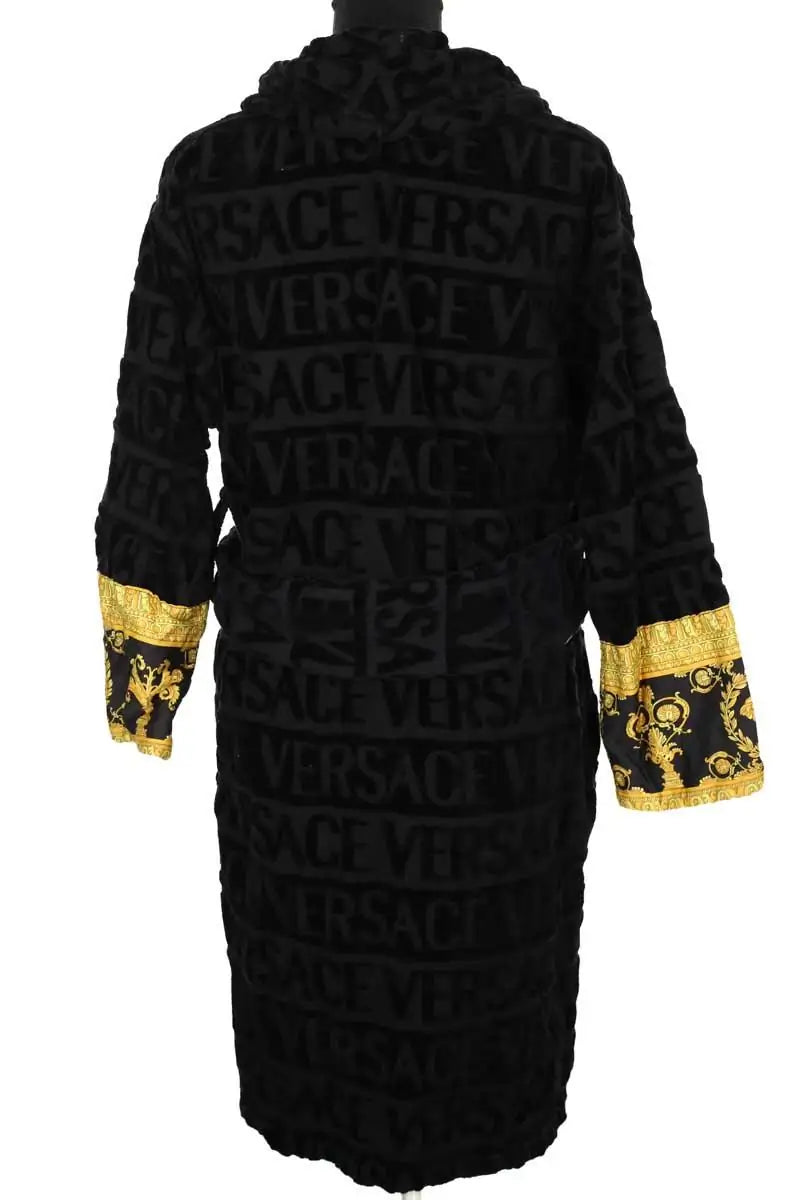 Peignoir Versace Noir en Coton